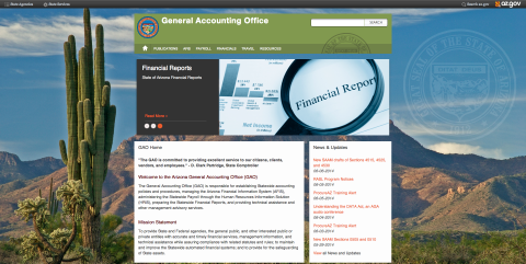 General Accounting Office homepage