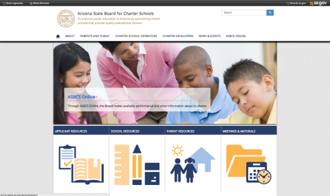 Arizona State Board for Charter Schools Website