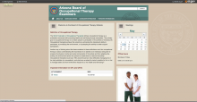 Arizona State Board of Occupational Therapy website