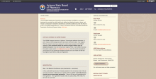 Arizona State Pharmacy Board Controlled Substance Prescription Monitoring Program home page