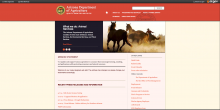Arizona Department of Agriculture homepage