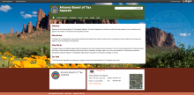 Arizona State Board of Tax Appeals Website