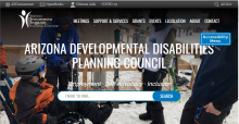 Arizona Developmental Disabilities Planning Council website