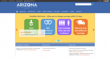 State of Arizona Benefits Options Homepage