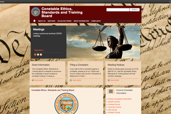 Constable Ethics Standards & Training Board home page